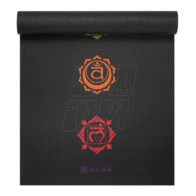 4. Gaiam Premium Chakra 62610 Yoga Mat