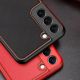 17. Dux Ducis Yolo elegant cover made of ecological leather for Samsung Galaxy S22 + (S22 Plus) red
