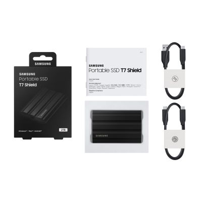 11. SAMSUNG SSD T7 Shield Black 2TB MU-PE2T0S/EU