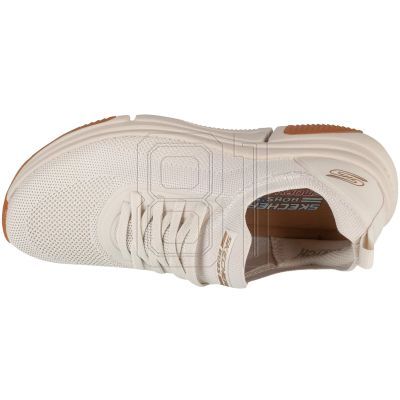 3. Skechers Bobs Sparrow Flex- Instant Clout 117580-OFWT White 40