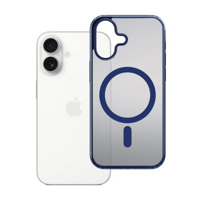 9. 3mk Frosty MagCase for iPhone 17 - blue