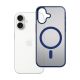 9. 3mk Frosty MagCase for iPhone 17 - blue