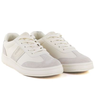 3. Beige women's leather sneakers Big Star TT274155