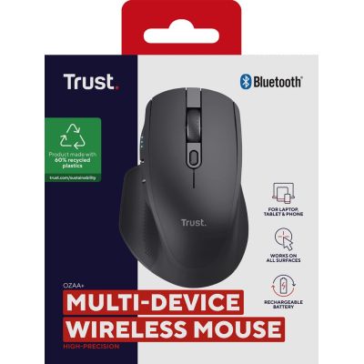 8. Trust OZAA+ MULTI-CONNECT Wireless Mouse Black (24820)