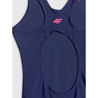 8. Girls' one-piece swimsuit 4F 4FJRSS26USWSF148-31S
