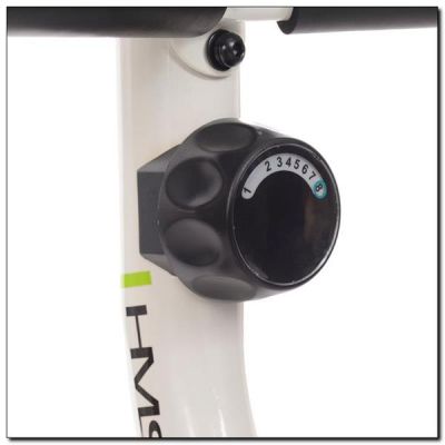 7. HMS R9259 white and green recumbent magnetic bike