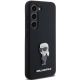 4. Karl Lagerfeld Silicone Ikonik Metal Pin case for Samsung Galaxy S23 - black