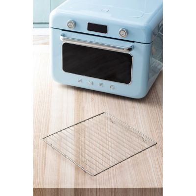 31. Smeg COF01PBEU Small Blue Steam Oven Buttons, Rotary