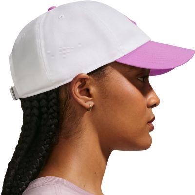 4. Nike Club Cap White and Pink FB5368 103