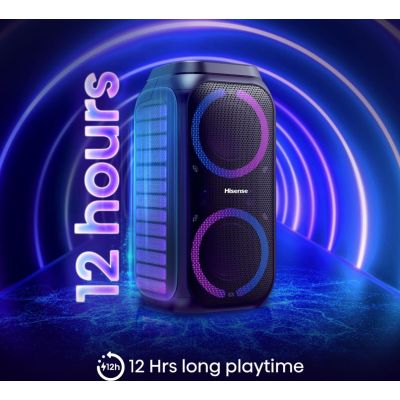 10. Hisense Party Rocket 160 Party Speaker Black 160W