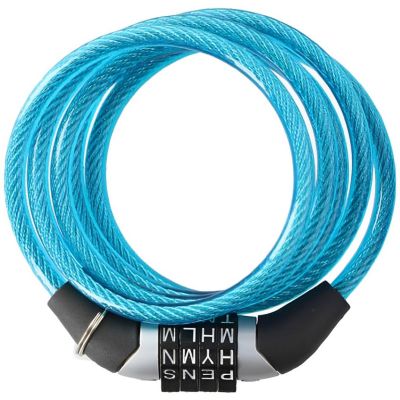 5. Dunlop password lock bicycle lock 6 mm 120 cm ST 4ass 02922