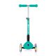7. 3-wheel scooter Globber Foldable Lights Emerald Green Jr 437-107