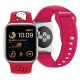 4. Hello Kitty Silicone Kitty Head strap for Apple Watch 38/40/41mm - red