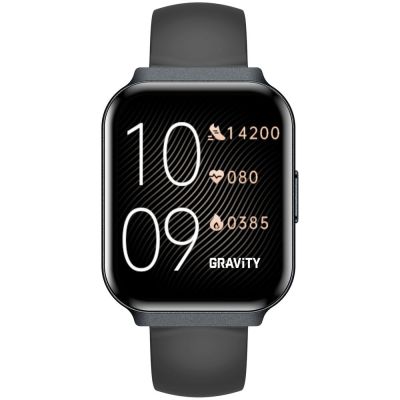 7. Smartwatch Gravity Black Strap + Bracelet GT44-5