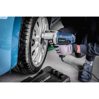 10. 800 Nm 1/2" Electric Impact Wrench for Wheels with Case W33250 WUBER