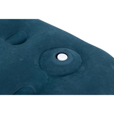 39. FLOCKED MATTRESS FOR 1-PERSON WITH BUILT-IN FOOT PUMP 191x73x22CM 24130