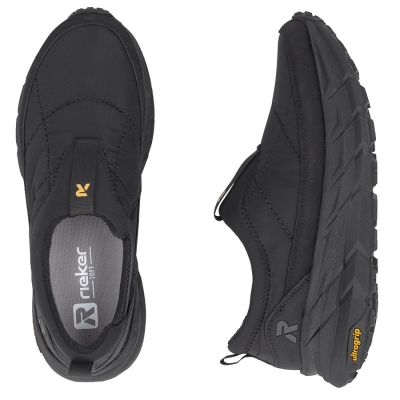 5. Men's slip-on shoes black Rieker U4503-00