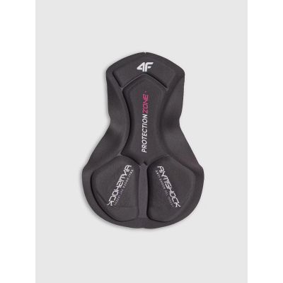 10. Women's cycling leggings with gel-foam padding and suspenders 4F 4FWSS25TFTIF331-20S