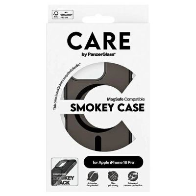 4. CARE by PanzerGlass Flagship Case iPhone 16 Pro 6.3"" smoke/smokey MagSafe 1350