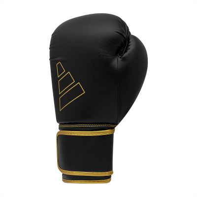 24. adidas HYBRID 80 ADIH80 boxing gloves black gold
