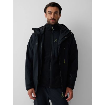 4. Men's trekking jacket 3 in 1 membrane 10000 4F 4FRAW26TTJAM1354-20S