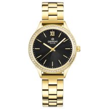 Giewont Sapphire Gold Black Women's Watch GW1140-B4