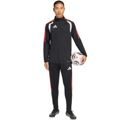 7. adidas Tiro 26 League Training Men's Pants Black and Red JY7111