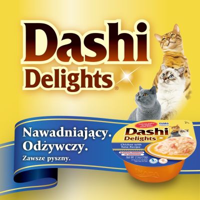 10. INABA Dashi Delights Chicken - Treat for cats - 70g