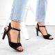 7. Sergio Leone W SK438 suede sandals, black