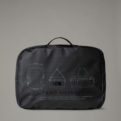 5. The North Face NF0A52S3KT01 62L Duffel Bag Recycled Plastic, Thermoplastic Polyurethane Elastomers (TPU) Black