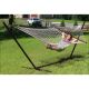 19. METAL HAMMOCK STAND 374x91x111CM