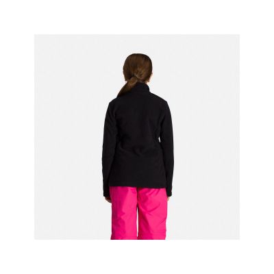 4. ROSSIGNOL Girl 1/2 Zip Fleece Sweatshirt Black