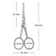 4. Satin-finish nose and ear hair scissors ZWILLING 43567-101-0 Twinox 10.5 cm