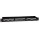 EmiterNet Panel 19" 24xRJ45 STP cat.6 (1U) with shelf