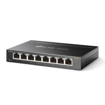 TP-Link Omada TL-SG108S Network Switch, Black, Unmanaged, Gigabit Ethernet (10/100/1000)