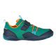 3. Trollkids Skaland Barefoot Hiker Shoes in Sea Green/Madeire Blue/Sahara Sunset