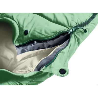 3. Deuter Little Star Children's Sleeping Bag (95 – 130 cm) - spearmint/bone