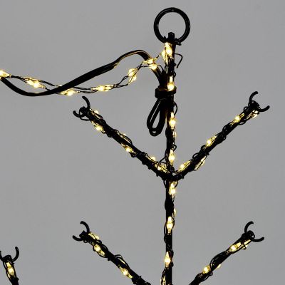 5. DECORATIVE HANGING SNOWFLAKE WITH 380 LEDS, WARM WHITE