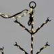 5. DECORATIVE HANGING SNOWFLAKE WITH 380 LEDS, WARM WHITE