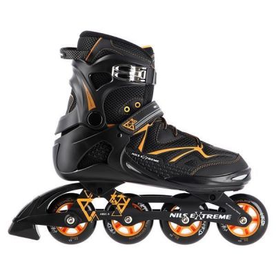 4. NILS Extreme NA9022 inline skates black and orange size 42 (SALE)