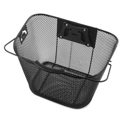 3. Wozinsky WKM-MM metal handlebar bicycle basket - black