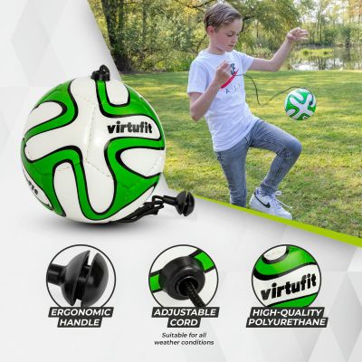 9. VIRTUFIT FOOTBALL TRAINER - BALL WITH ROPE