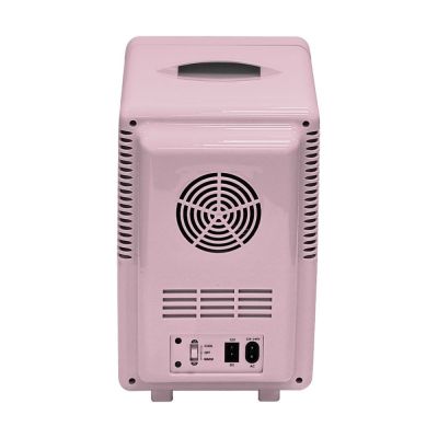 2. Mini fridge with LED makeup mirror ELLE Home ESDAFX08PUEU 8L purple