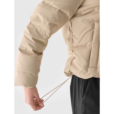 7. Women's winter down jacket with natural filling 4F 4FWAW24TDJAF481-83S