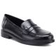 Women's loafers, black lords shoes, Potocki SZ12832