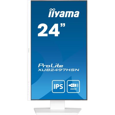 3. LCD monitor 23.8" iiyama ProLite XUB2497HSN-W2 60.5cm 1920x1080px Full HD LED White