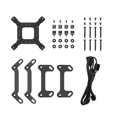 5. DeepCool LQ240 Processor Liquid Cooling Kit 12cm Black 1 pc.