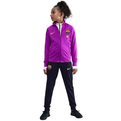 Nike FC Barcelona Strike Kids Tracksuit Purple-Black HJ8027 552 L