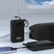 11. Dudao K14+ Powerbank 20000mAh 22.5W USB-C / USB-A / Built-in Lightning and USB-C Cables - Black