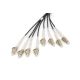5. Digitus Factory-terminated universal fiber optic breakout cable, multimode OM4, 8 fibers, LC/UPC - LC/UPC